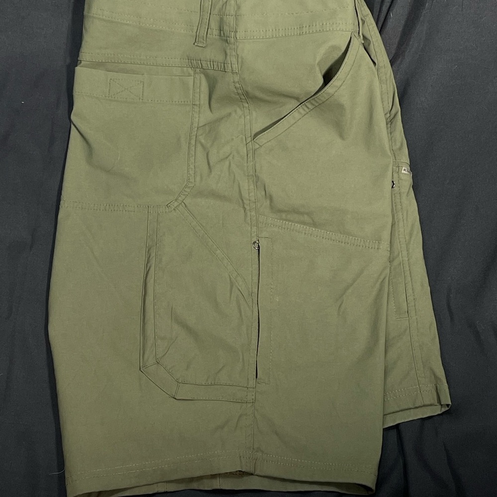 Kuhl Men's Olive Renegade Performance Shorts: Utility, style & comfort meet! - Picture 3 of 10
